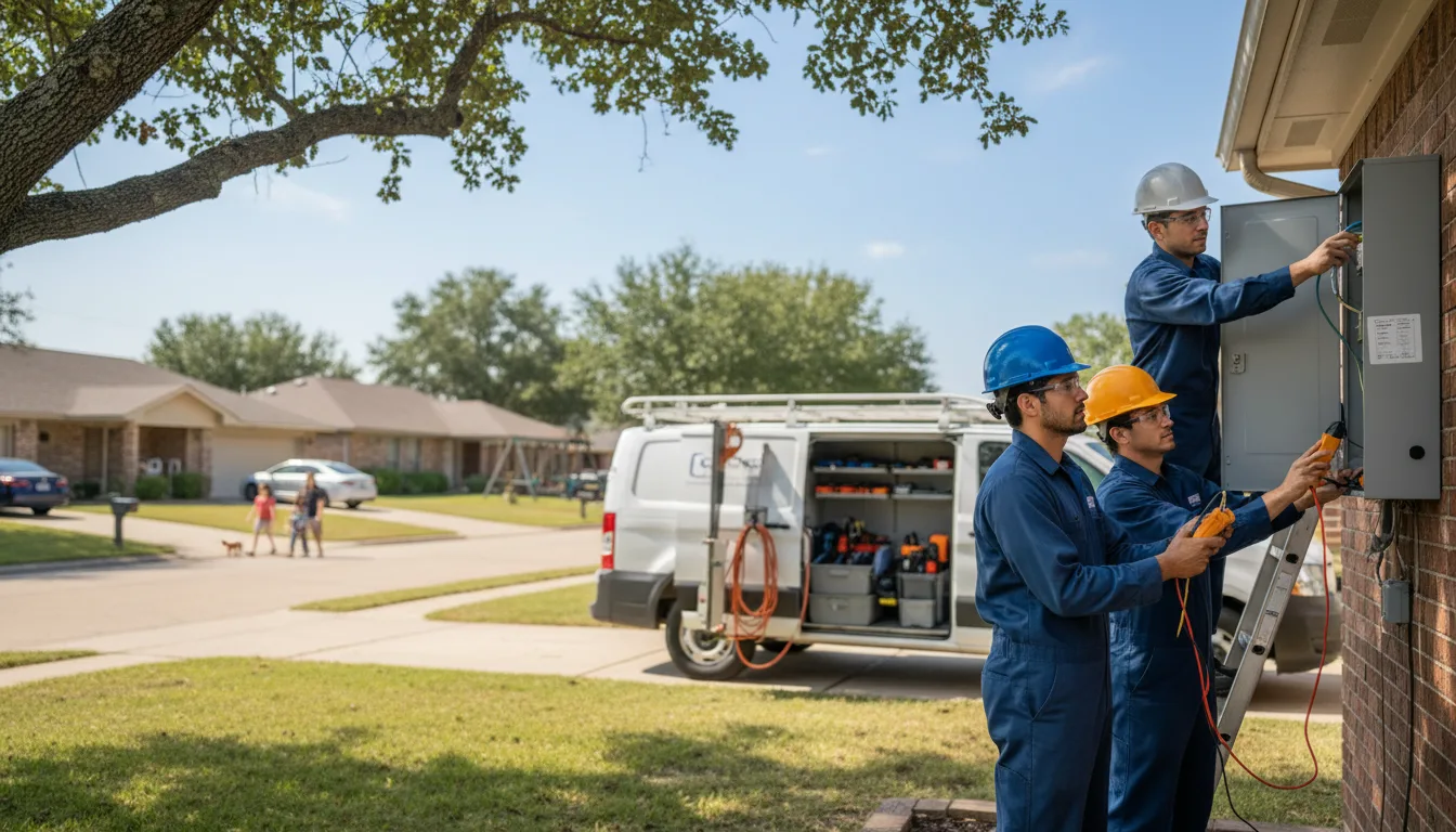Certified electrician providing emergency electrical services in New Lisbon, IN